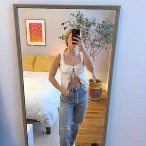 Reformation Rosalie Top